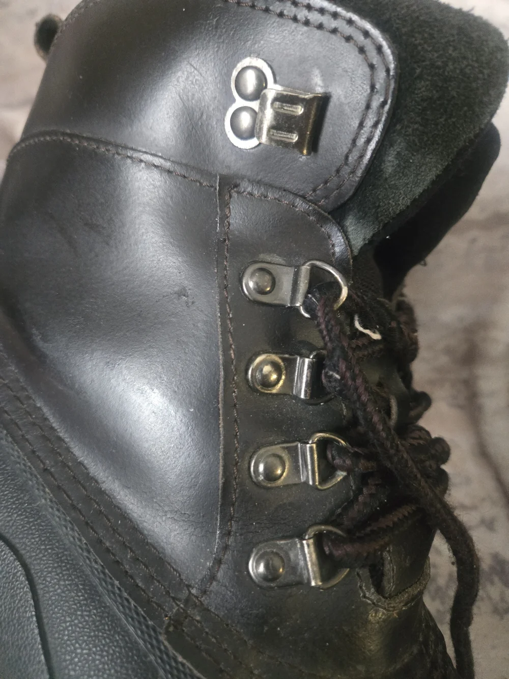 Explorers Men's Lace-Up Waterproof Winter Boots BLACK 10